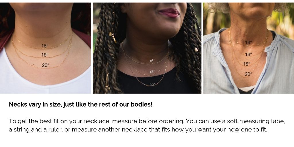 Necklace Size Chart