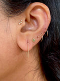 long santosha, happy earring, short santosha, orbit earrings