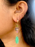 The Crystal Hoard earrings