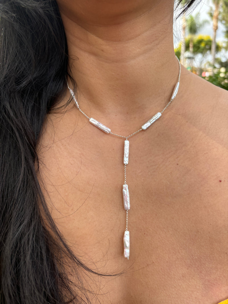 Pearl Party Lariat