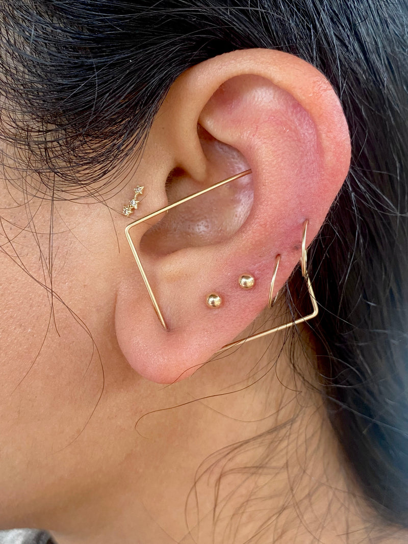 Time traveler earrings