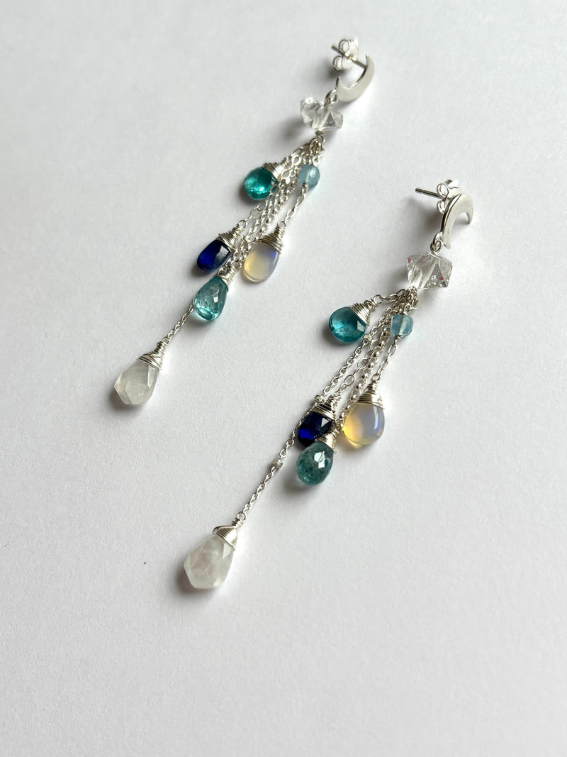 Moonlight post earrings