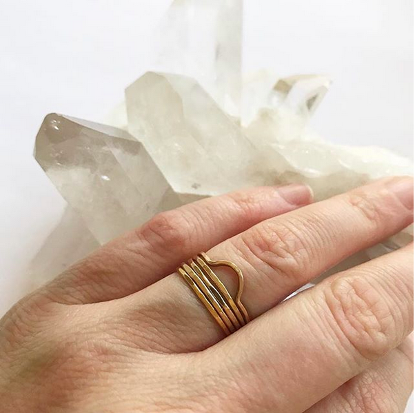 Collaboration Stacker Ring